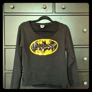 Sequin Batman sweatshirt